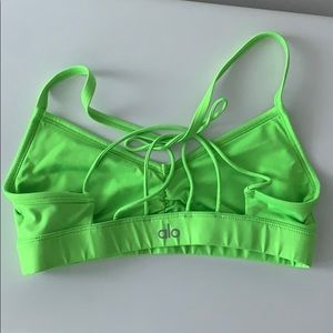 Alo sports bra green